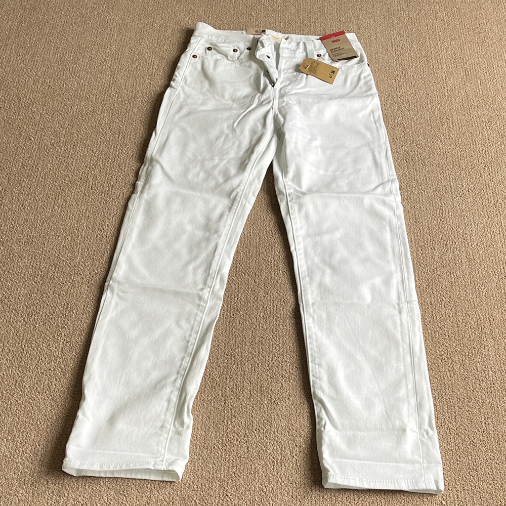 Levi's Women's Straight Leg Jeans in White